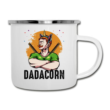 Einhörner Emaille Tasse - Einhorn