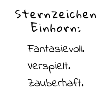 Motiv Einhorn
