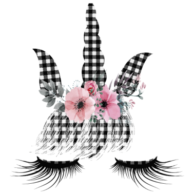 Motiv Einhorn Einhorn Tartan