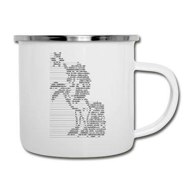 Einhörner Emaille Tasse - Einhorn