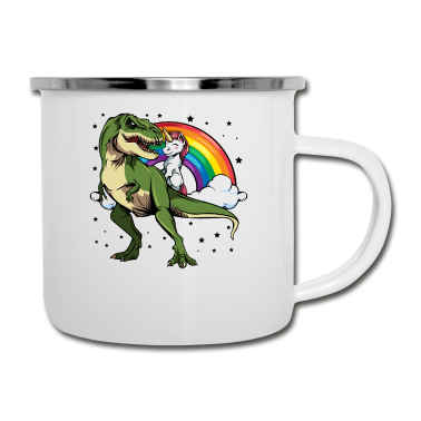 Einhörner Emaille Tasse - Einhorn