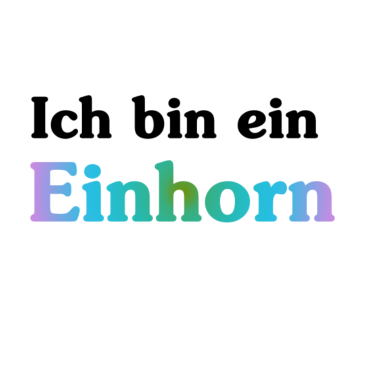 Motiv Ich bin ein Einhorn