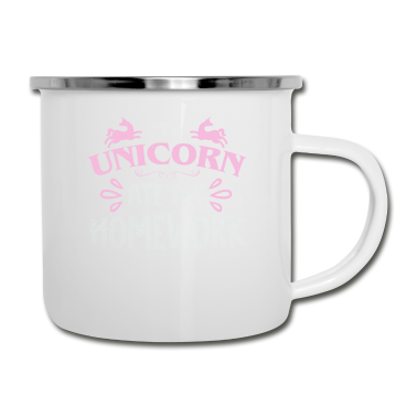 Einhörner Emaille Tasse - Einhorn
