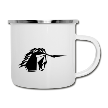 Einhörner Emaille Tasse - Einhorn