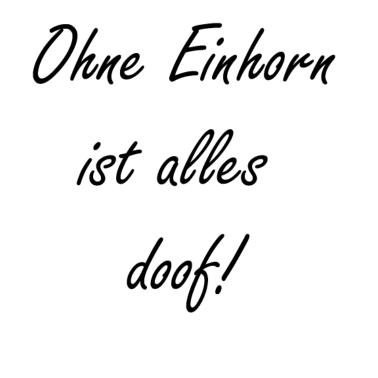 Motiv Einhorn