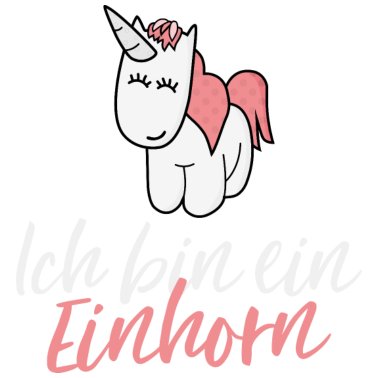 Motiv Ich bin ein Einhorn
