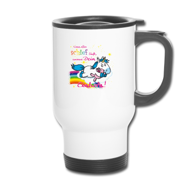 Einhörner Thermobecher - Einhorst schief
