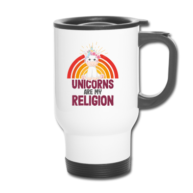 Einhörner Thermobecher - Einhorn Einhörner - Einhörner sind meine Religion