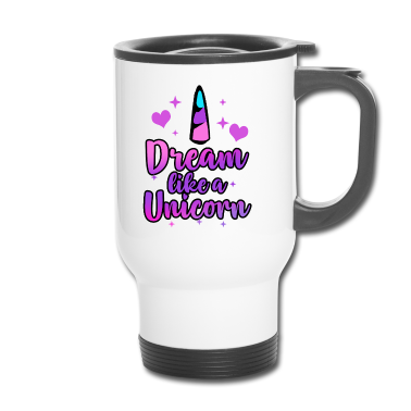 Einhörner Thermobecher - Träume Einhorn Einhörner