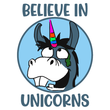 Motiv Glaube Einhorn Einhörner