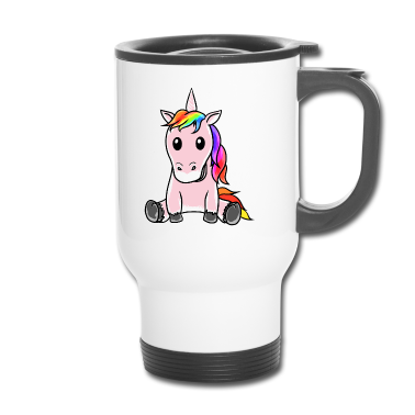 Einhörner Thermobecher - Einhorn Unicorn Einhörner