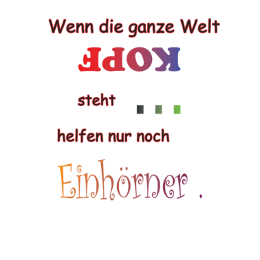 Motiv Einhorn