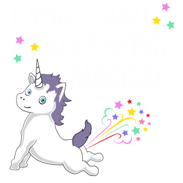 Motiv Niedliches Einhorn Yoga Magie Stern Geschenk