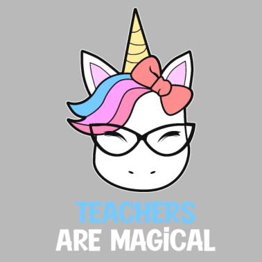 Motiv Einhorn Lehrerin Brille