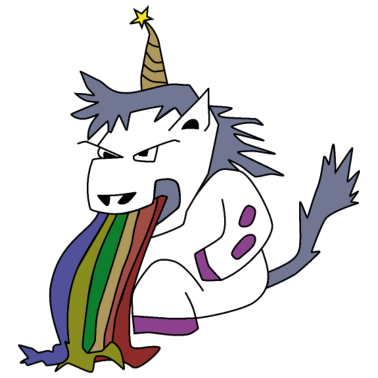 Motiv Kotzendes Einhorn