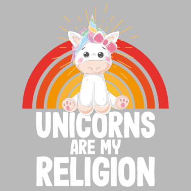 Motiv Einhorn Einhörner - Einhörner sind meine Religion