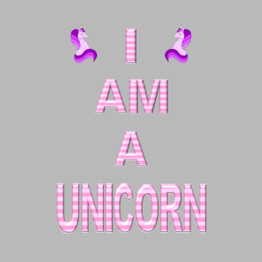 Motiv Rosa Einhorn ich bin ein Einhorn