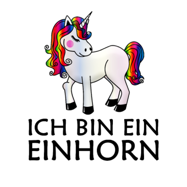 Motiv Ich bin ein Einhorn