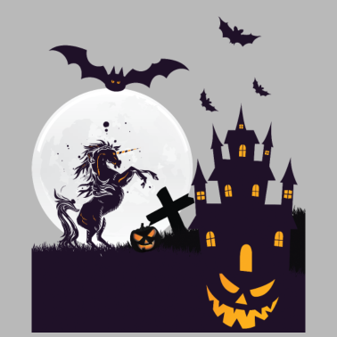 Motiv Dein Halloween Einhorn shirt Halloween Geschenk