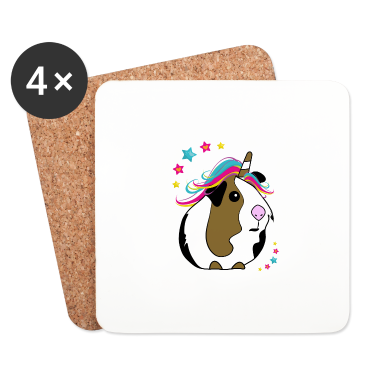 Einhörner Untersetzer - Einhorn Meerschweinchen