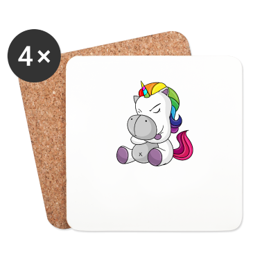 Einhörner Untersetzer - Einhorn - Mir egal ich bin ein Einhorn