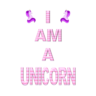 Motiv Rosa Einhorn ich bin ein Einhorn