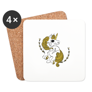 Einhörner Untersetzer - Einhorn | Ich liebe Einhörner