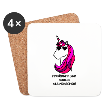 Einhörner Untersetzer - Einhörner