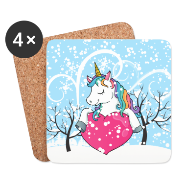 Einhörner Untersetzer - Einhorn