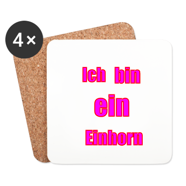 Einhörner Untersetzer - Ich bin ein Einhorn