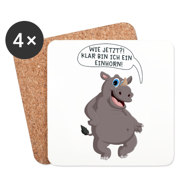 Einhörner Untersetzer - Ich bin ein Einhorn