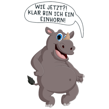 Motiv Ich bin ein Einhorn