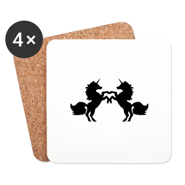 Einhörner Untersetzer - Einhorn Einhörner Geschenk