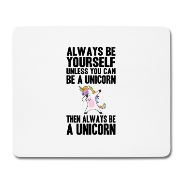 Einhörner Mousepad - Einhorn Dab
