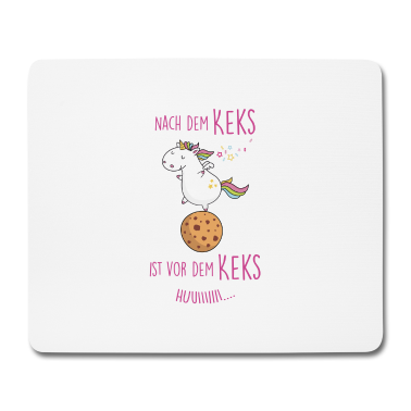 Einhörner Mousepad - Nach dem Keks Einhorn