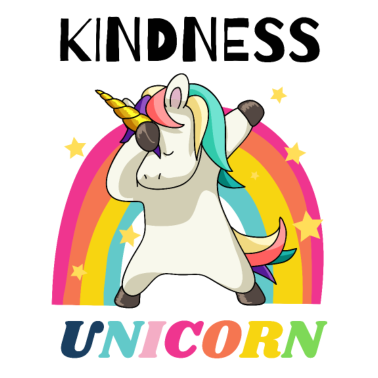 Motiv Zauberhaftes Einhorn Glitzer Spruch für Mädchen