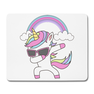 Einhörner Mousepad - Dabbing Einhorn