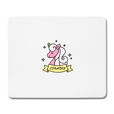 Einhörner Mousepad - Einhorn Unicorn Einhörner