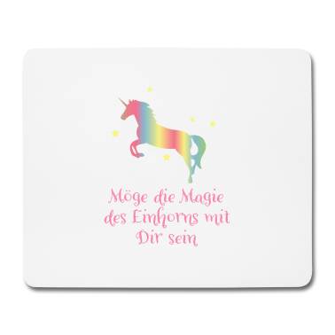 Einhörner Mousepad - Einhorn