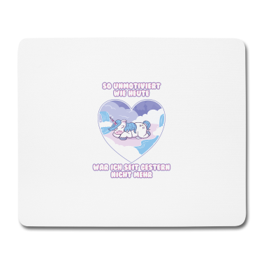Einhörner Mousepad - Einhorn