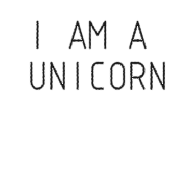 Motiv Ich bin zu Einhorn