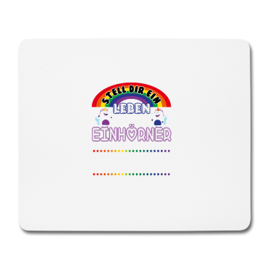 Einhörner Mousepad - Einhorn