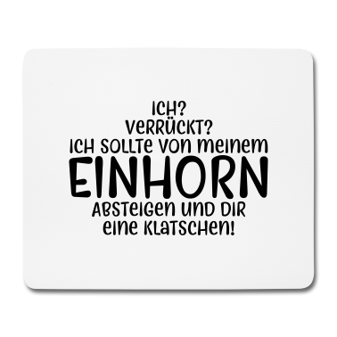 Einhörner Mousepad - Einhorn