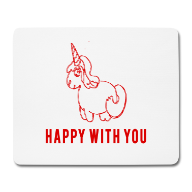 Einhörner Mousepad - Einhorn