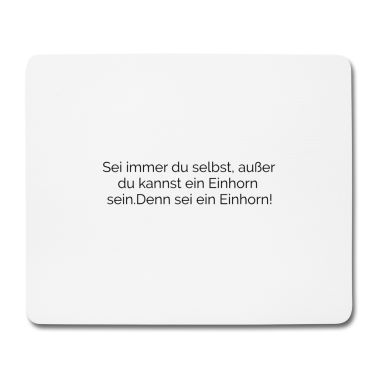 Einhörner Mousepad - Einhorn