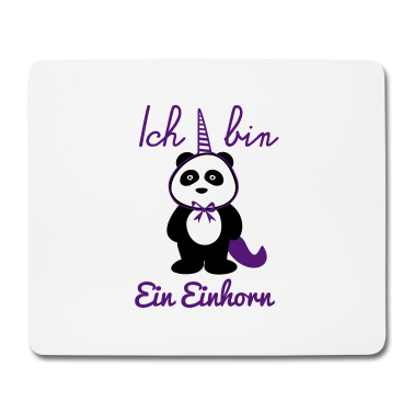 Einhörner Mousepad - ich bin ein einhorn