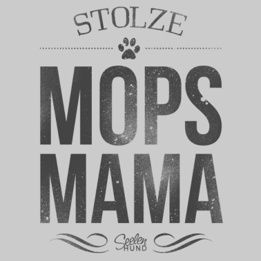 Motiv Stolze Mopsmama