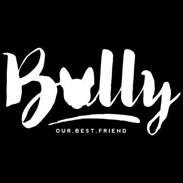 Motiv Bully Typo - Französische Bulldogge Silhouette