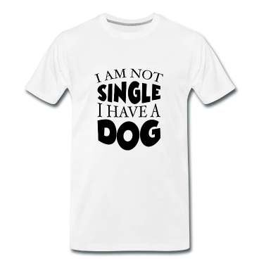 Hunde T-Shirt - Im not single i have a dog geschenkidee hunde