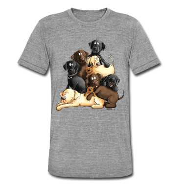 Hunde T-Shirt - Lustiger Labrador Hundehaufen I Retriever Hunde